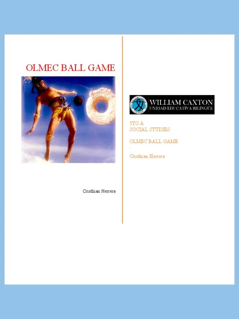 The Olmec ball game_5toA PDF