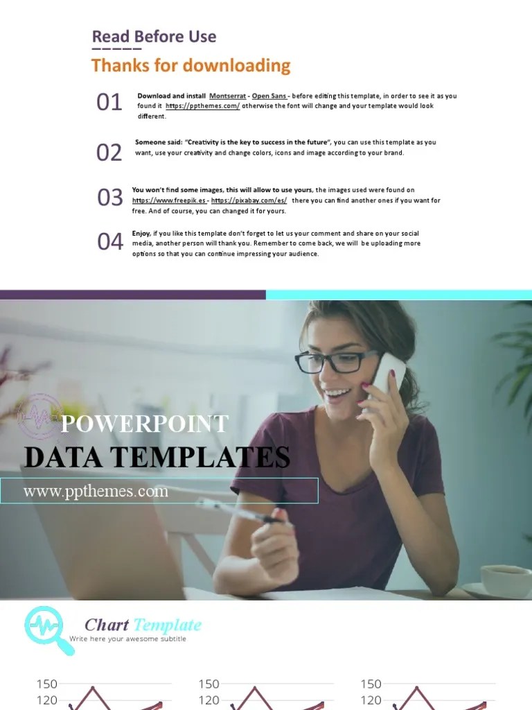 Excel Data Powerpoint Template PDF