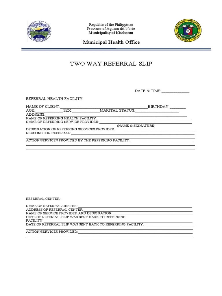 Two Way Referral | PDF