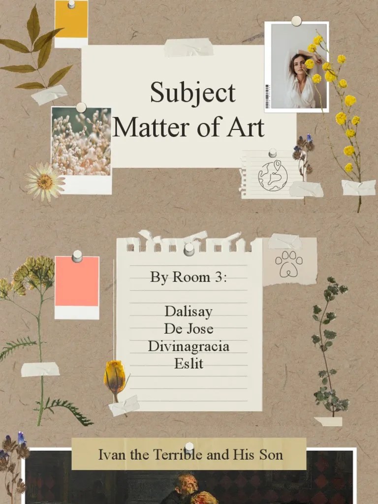 Subject Matter of Art PDF