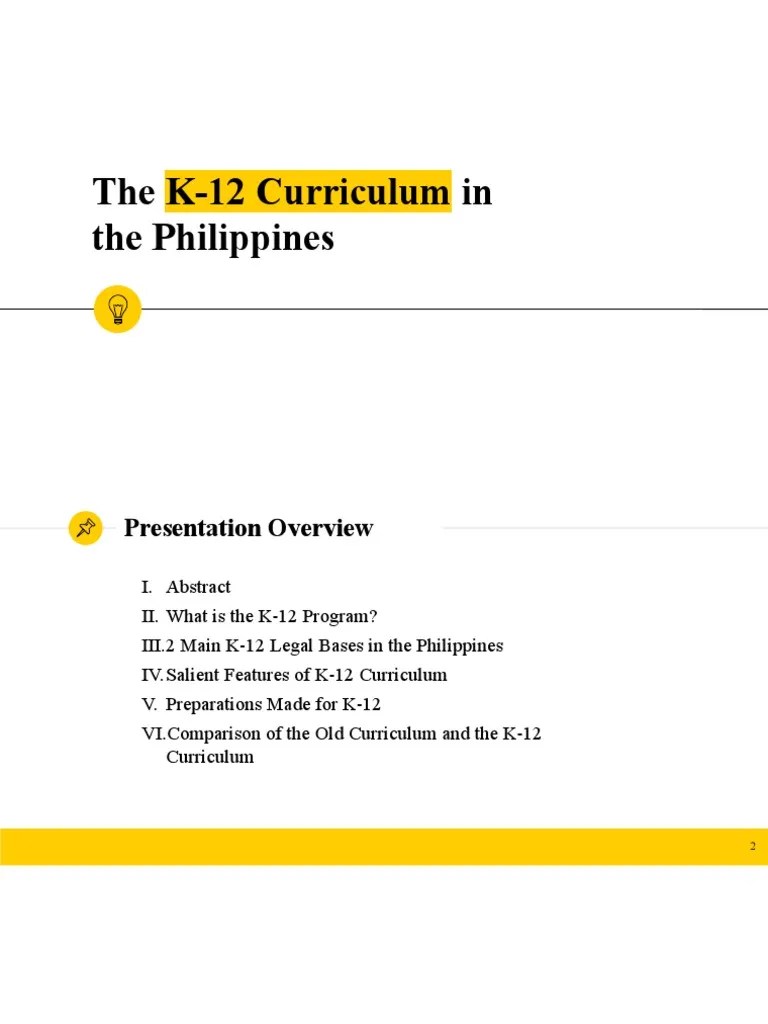 K12 in The Philippines PDF Curriculum K12