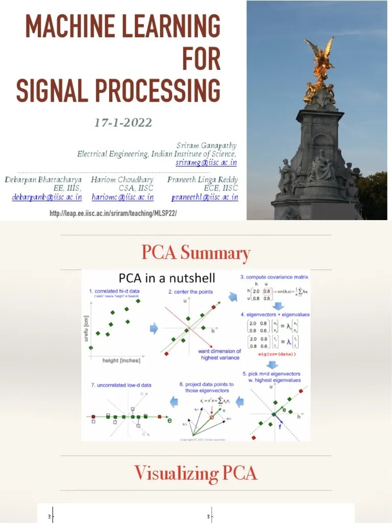 Machine Learning FOR Signal Processing Sriramgiisc Ac.in PDF