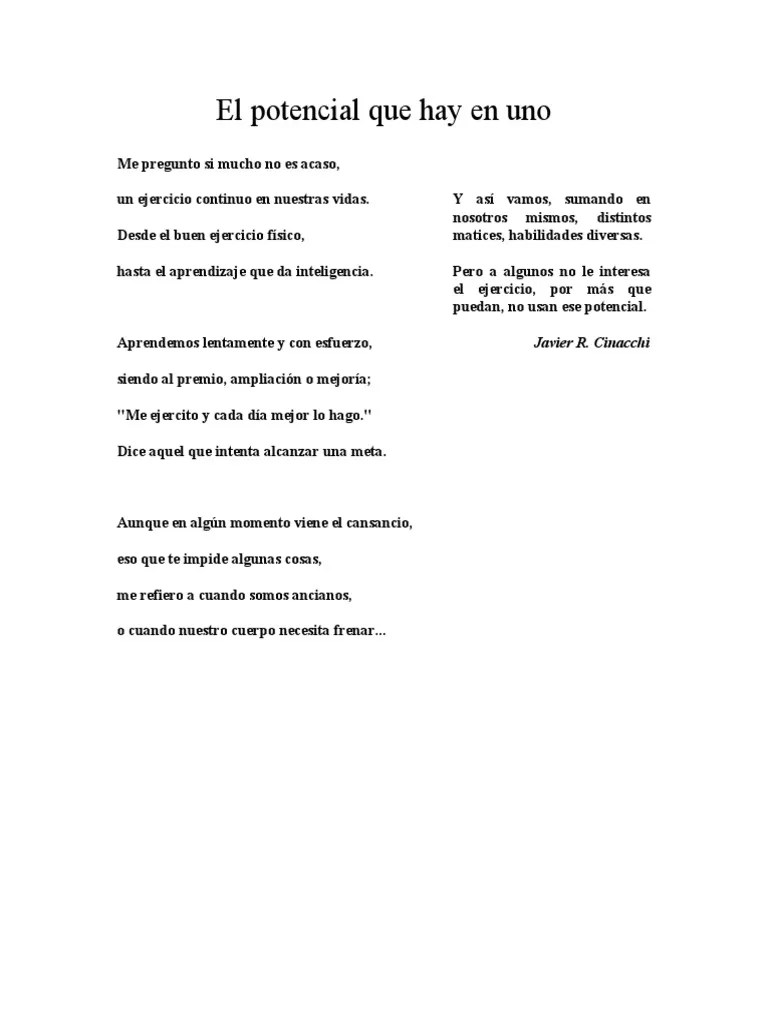 Poesias Sobre Valores PDF Verdad Amor