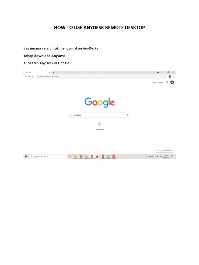 How To Use Anydesk Remote Desktop PDF