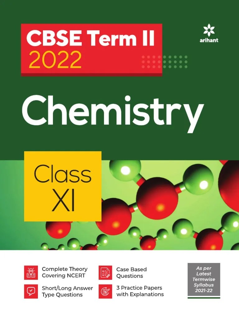Arihant CBSE Chemistry Term 2 Class 11 PDF Gases Intermolecular Force