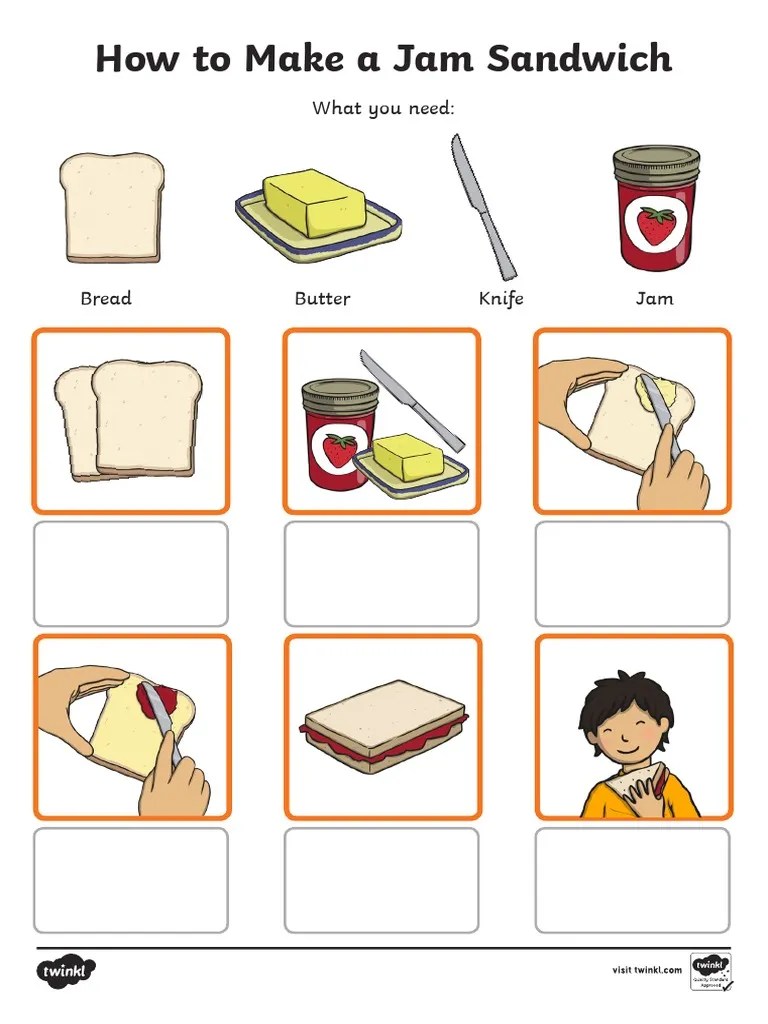 How To Make A Jam Sandwich What You Need PDF