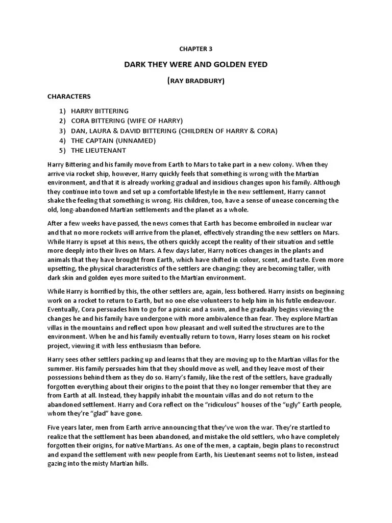 1ST Year Short Stories Summaries PDF