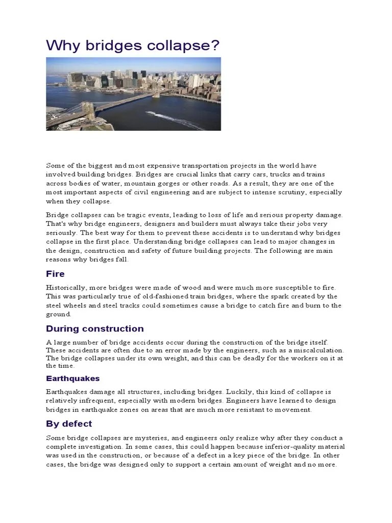Why Bridges Collapse PDF