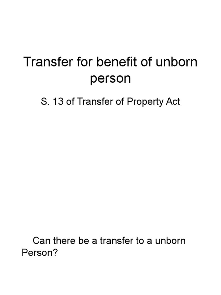 Analysis of Key Provisions Related to Transfers for the Benefit of