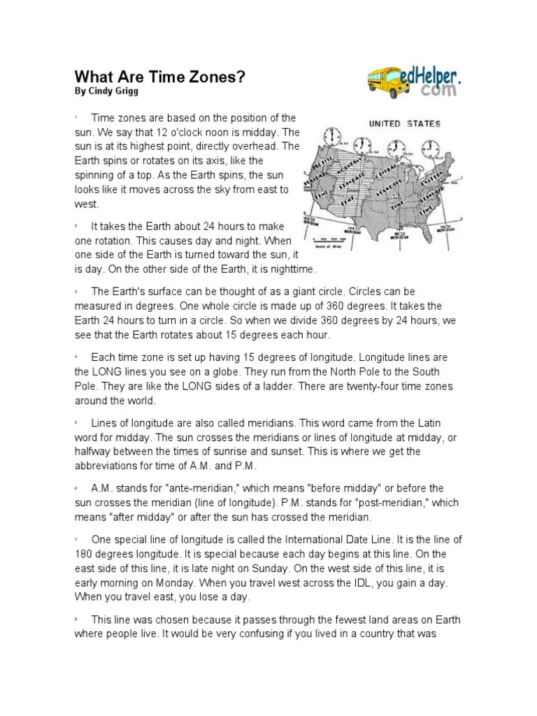 Understanding Time Zones How the Earth's Rotation and Longitude Lines
