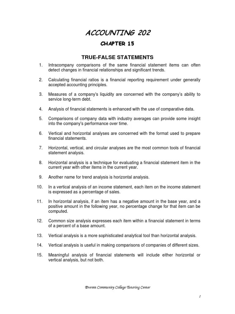 Accounting 202 Chapter 15 Testansquesti Revenue Debt