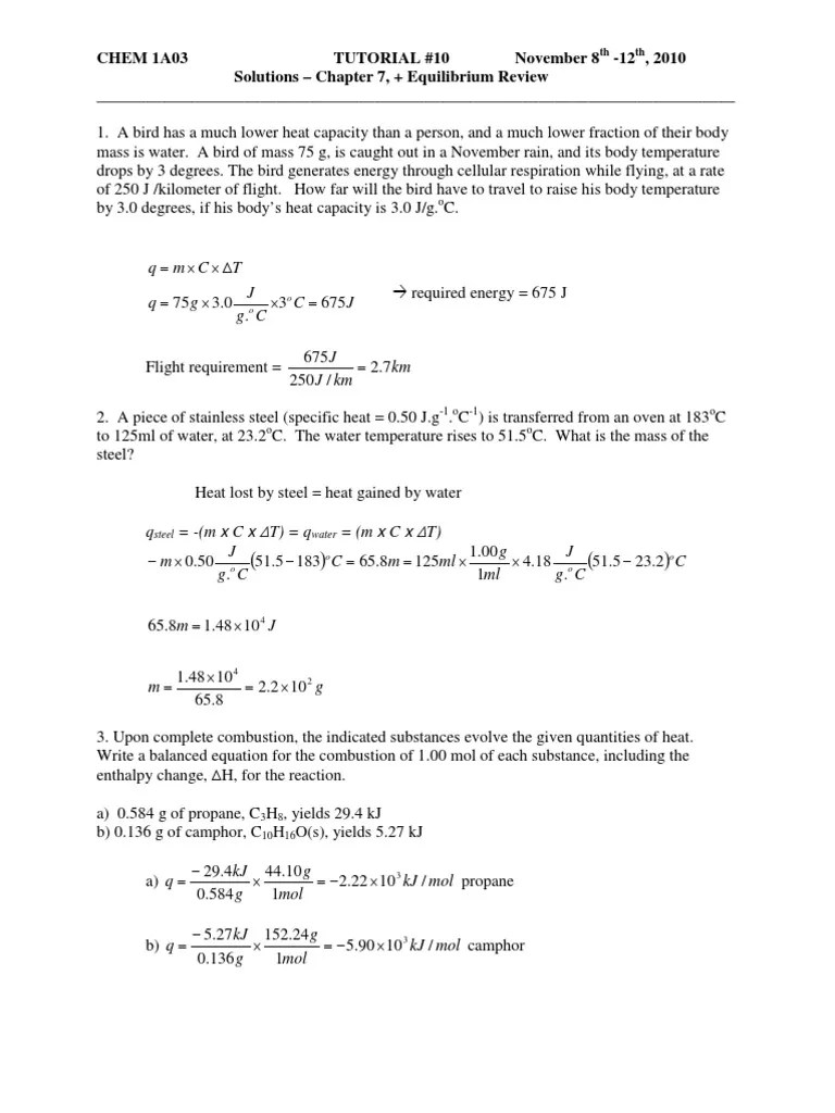 Analysis of Combustion Reactions and Equilibrium Calculations Involving