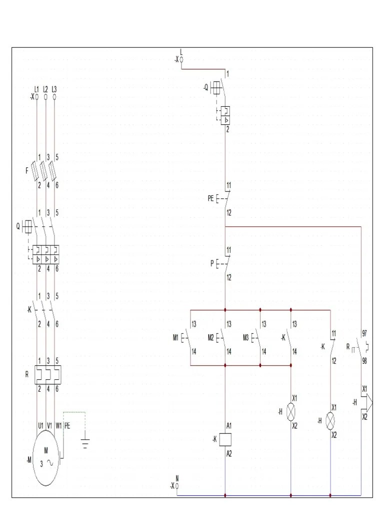 Diagrama de Mando Electricidad | PDF