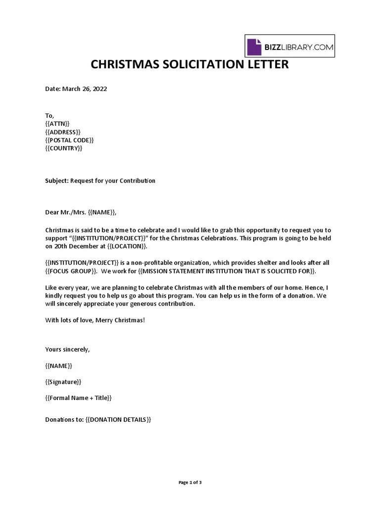 Sample Letter Of Appeal For Fund Raising