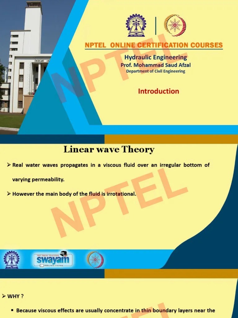 Linear Wave Theory An Introduction to the Formulation of Boundary
