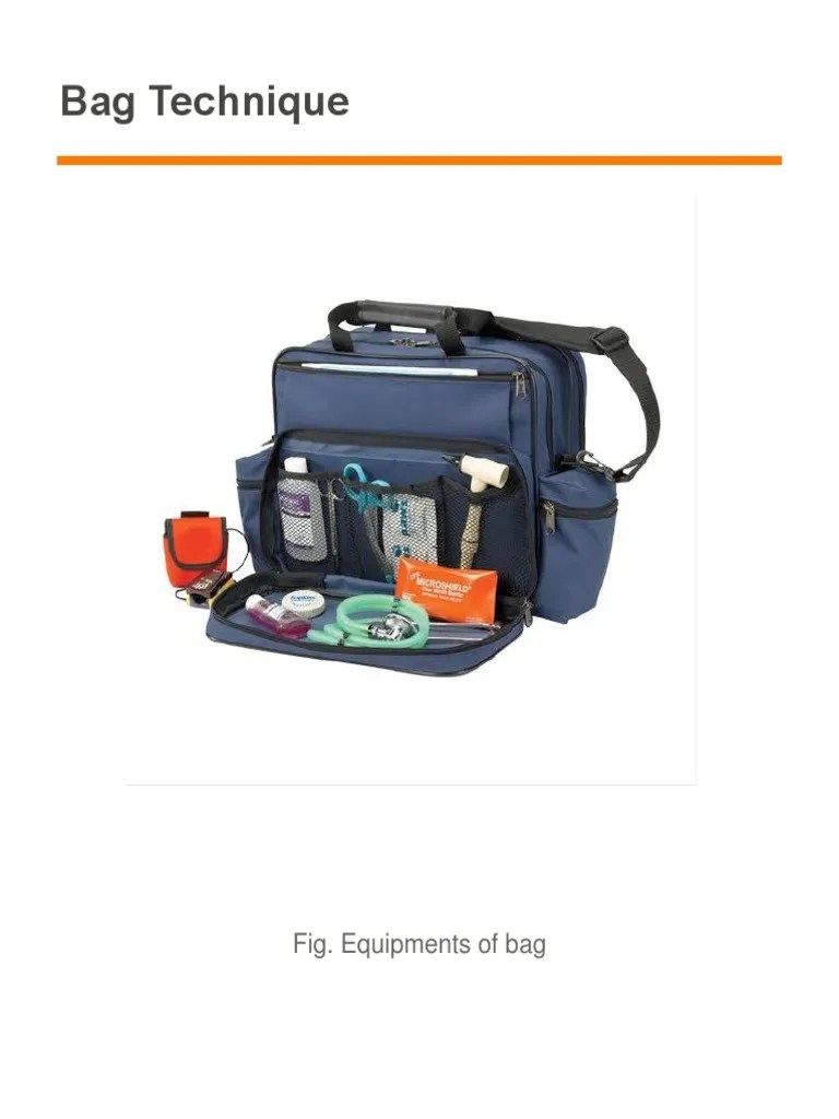 Bag Technique PDF Hand Washing Nursing