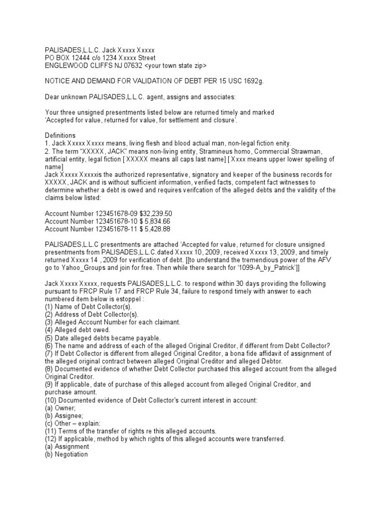 Accepted for Value Example Letter
