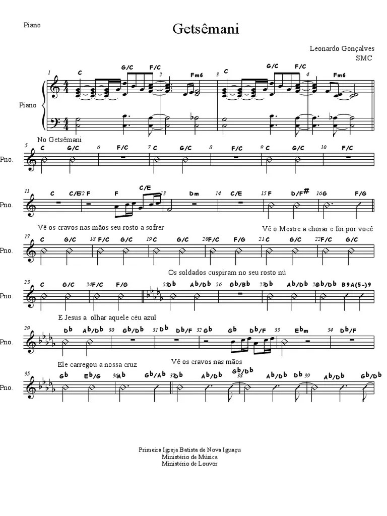 Piano Getsêmani 2022 PDF
