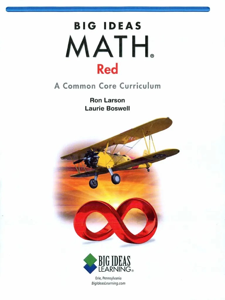 Big Ideas Math A Common Core Curriculum (Red) VMlNyEE PDF