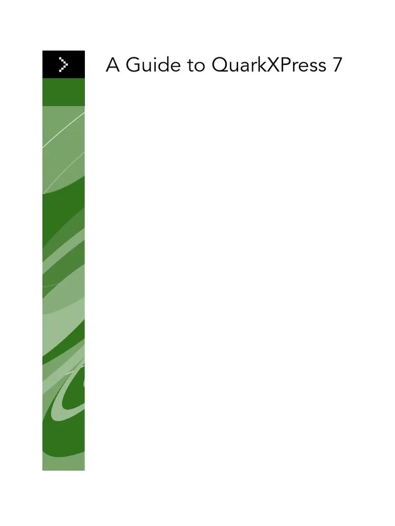 Guide To QuarkXPress PDF