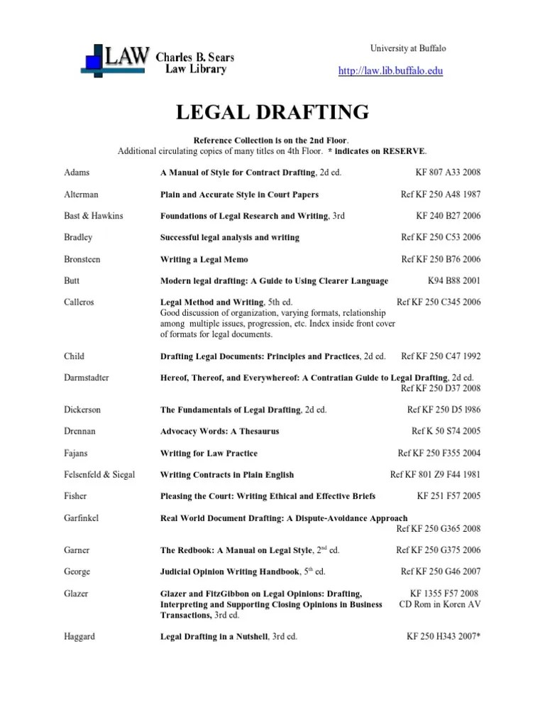Drafting [PDF Library] Public Law Common Law