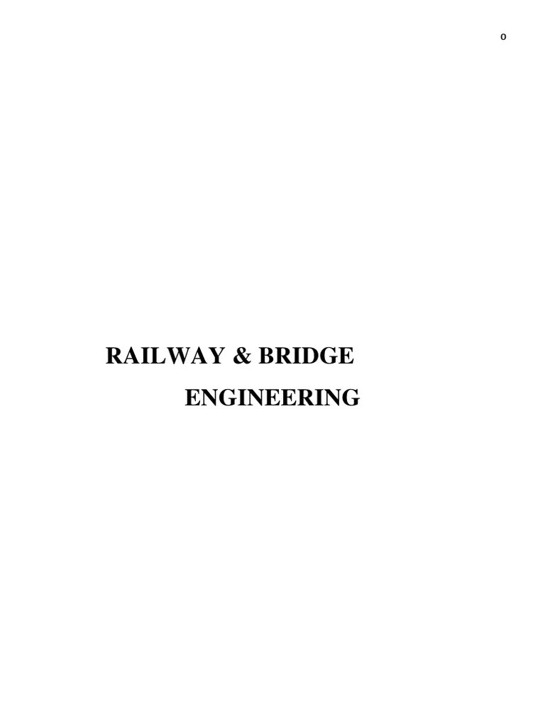 Railway & Bridge Engineering PDF Rail Transport Track Gauge