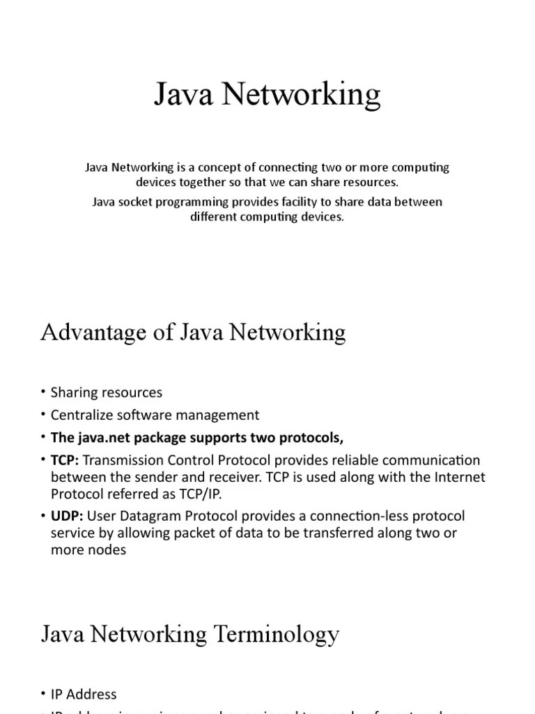 Exploring Java Networking Concepts An InDepth Look at Socket