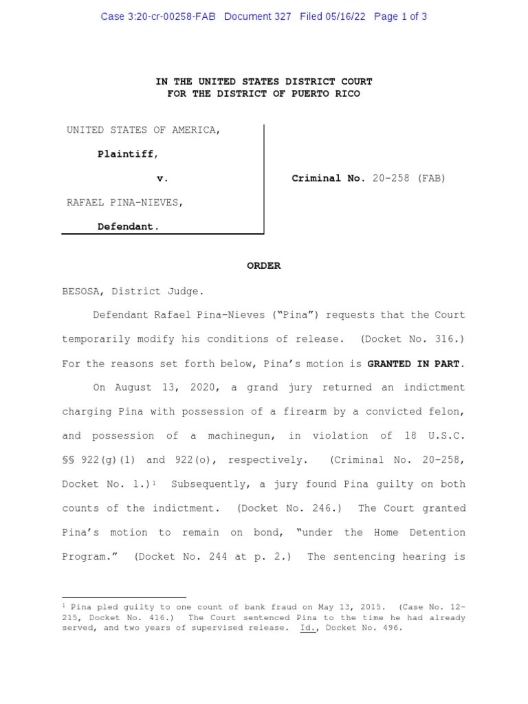 Permiten A Raphy Pina Que Vaya Al Cumpleaños de Su Hija PDF United