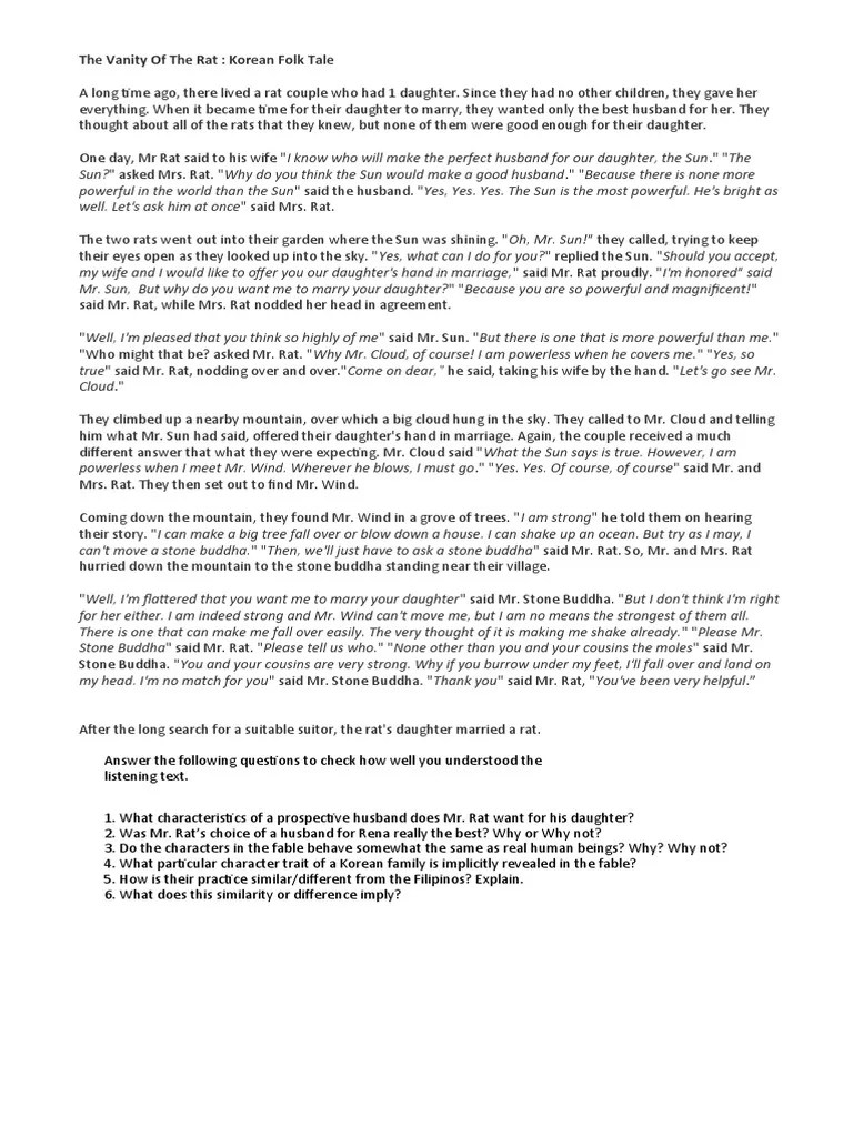 The Vanity of The Rat PDF Wound