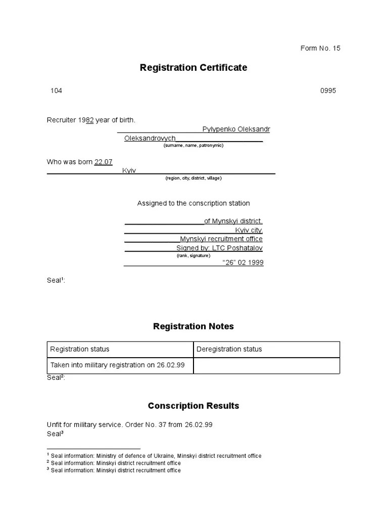 Registration Certificate PDF