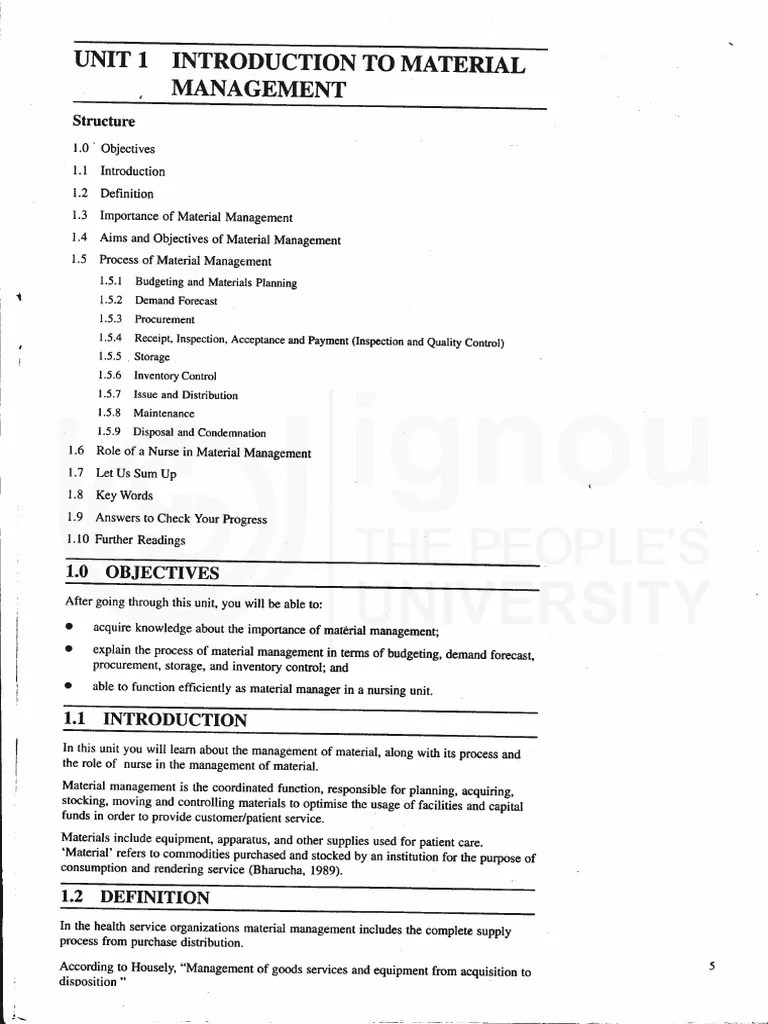 Materials Management PDF Forecasting Inventory