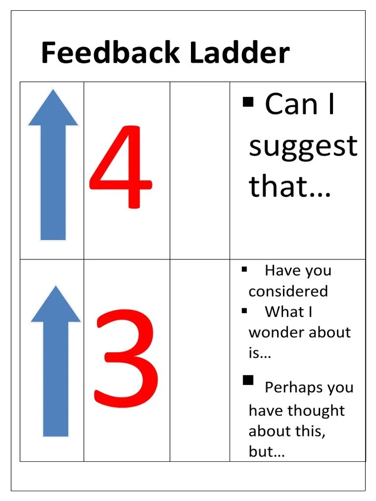 Ladder of Feedback PDF