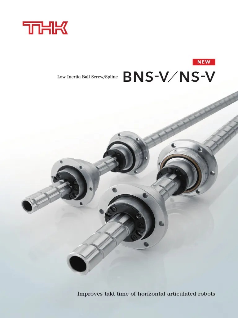 BNSV NSV LowInertia Ball Screw/Spline PDF Bearing (Mechanical