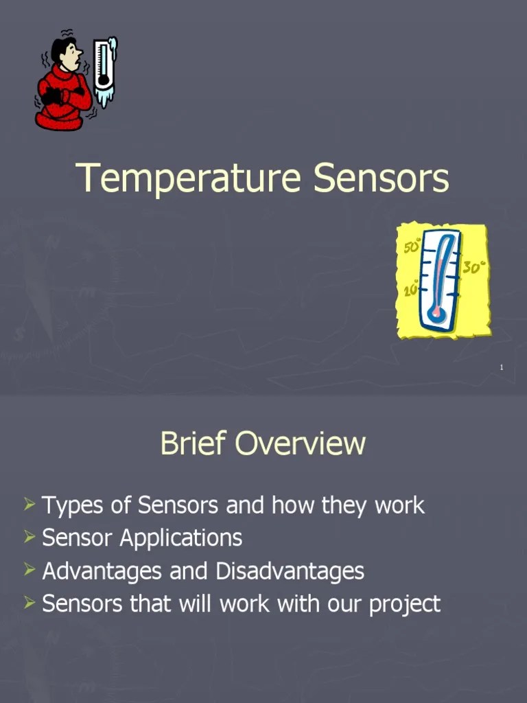 Temperature Sensors PDF Thermocouple Materials