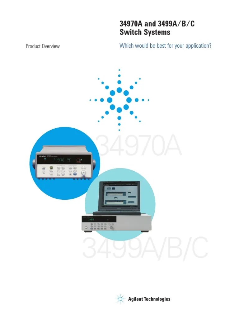 Agilent Data Logger (34970A) PDF Switch Data Acquisition