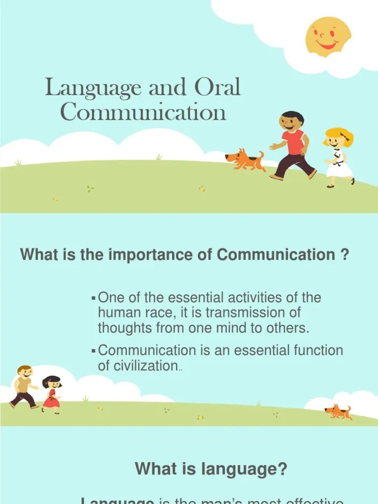 The Process of Oral Communication PDF Communication Gesture