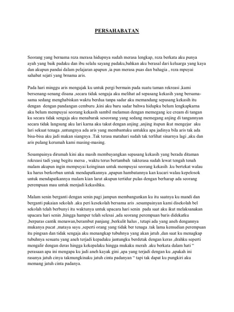 Cerpen Persahabatan | PDF