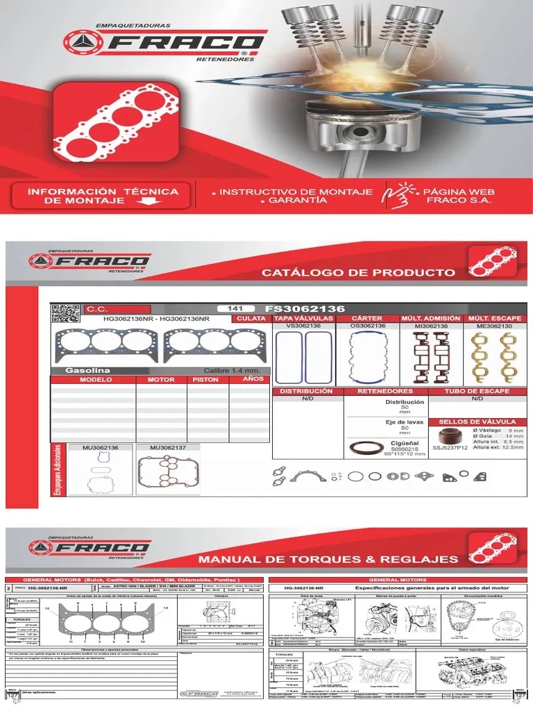 Motor 4.3 Chevrolet | PDF | Motores generales | Motores