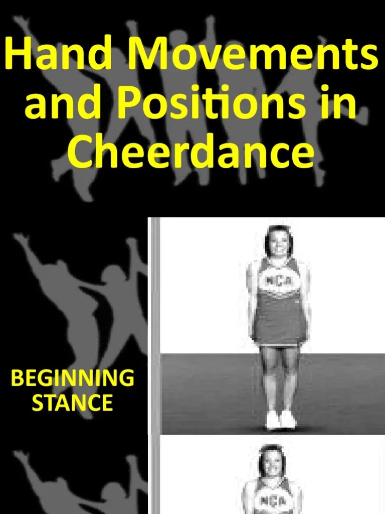 Hand Movements and Positions in Cheerdance PDF
