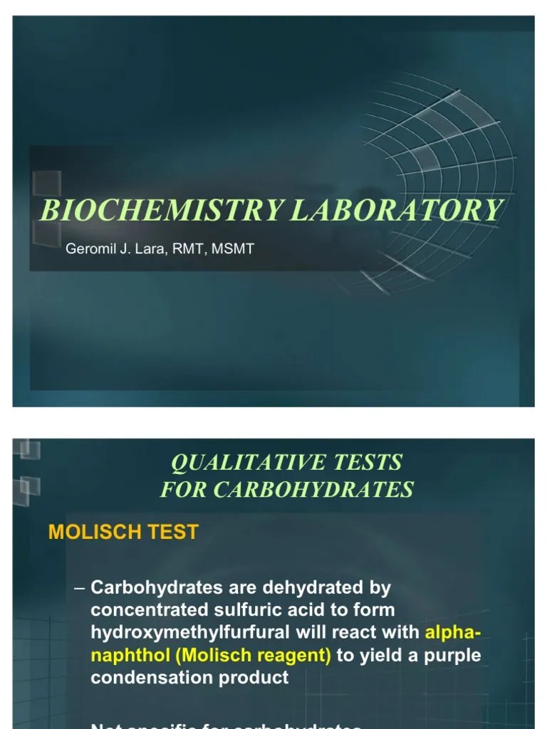 Qualitative Tests for Carbohydrates and Lipids A Comprehensive Guide