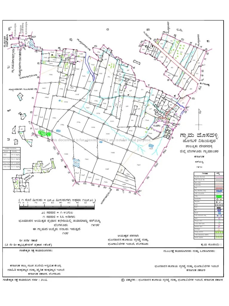 Revenue Map Hosahalli Village PDF