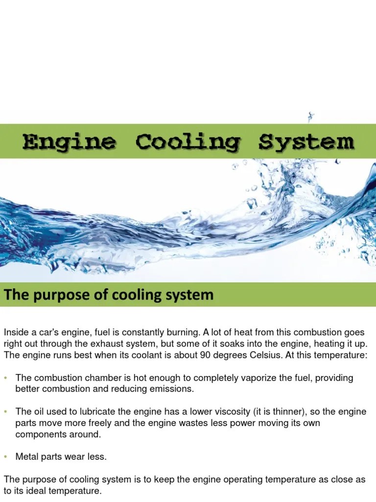 Cooling system PDF Radiator Mechanical Engineering