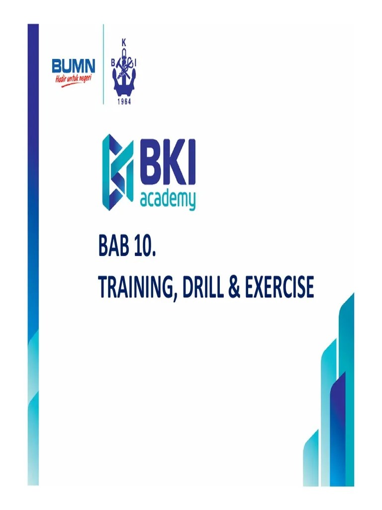 Course 10 Training, Drill & Exercise PDF