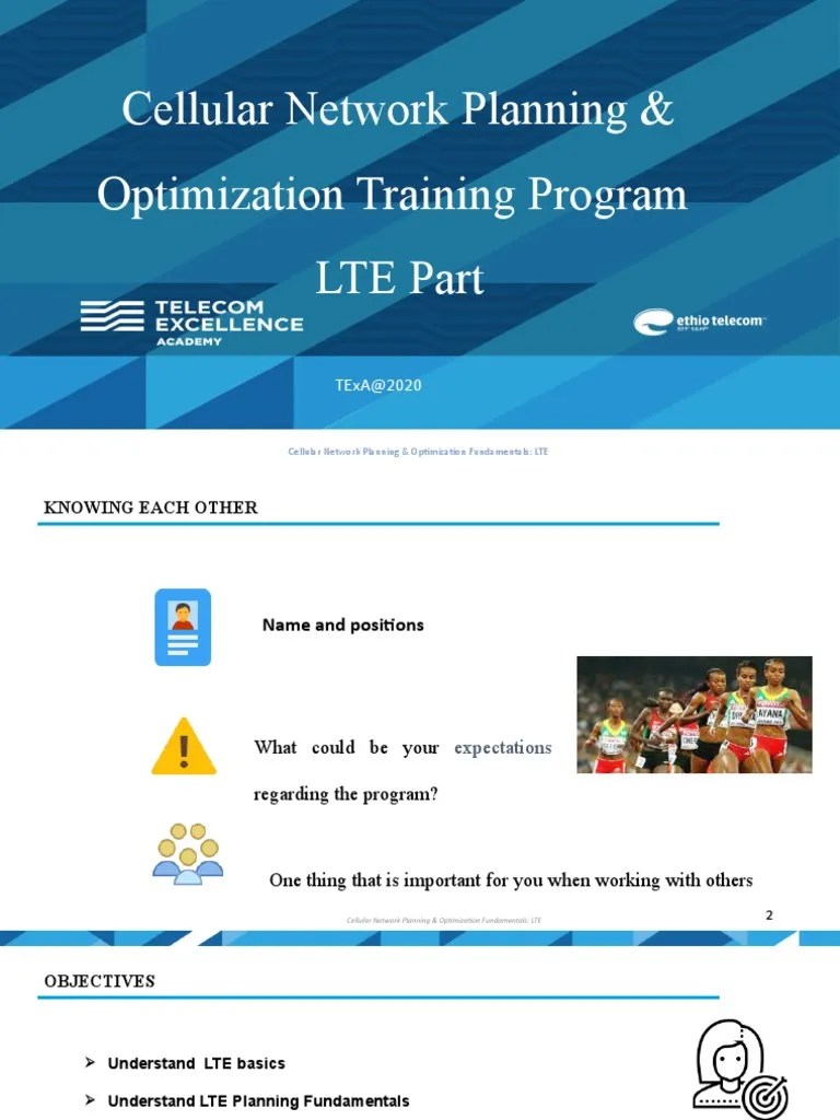 Cellular Network Planning Optimization Basic Training LTE V 03.02