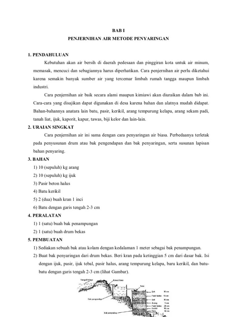 Kimia: Penjernihan Air | PDF