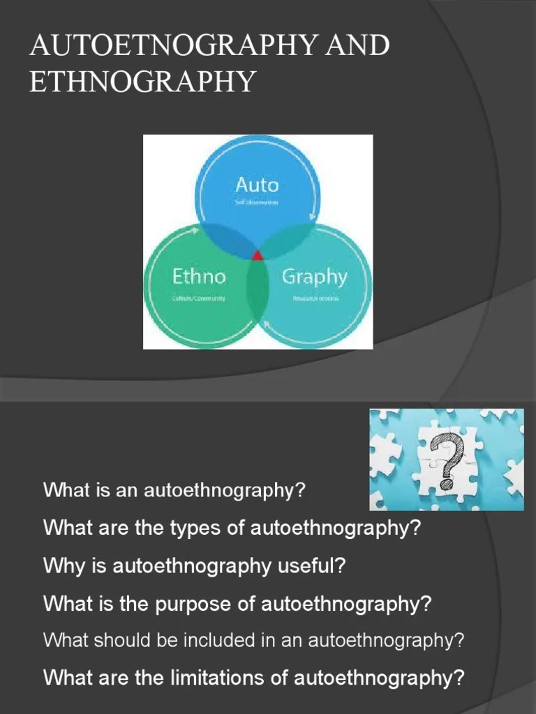 Auto Ethnography PDF Ethnography Cognition