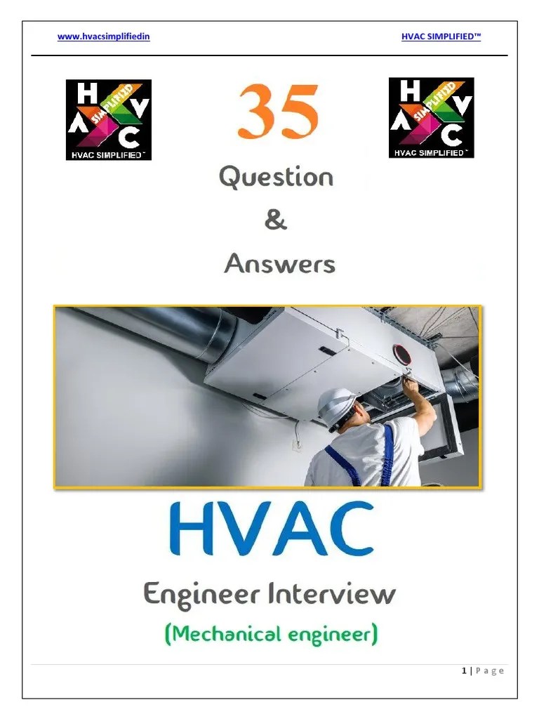 HVACInterviewQuestionsAndAnswersHVACSIMPLIFIED PDF British