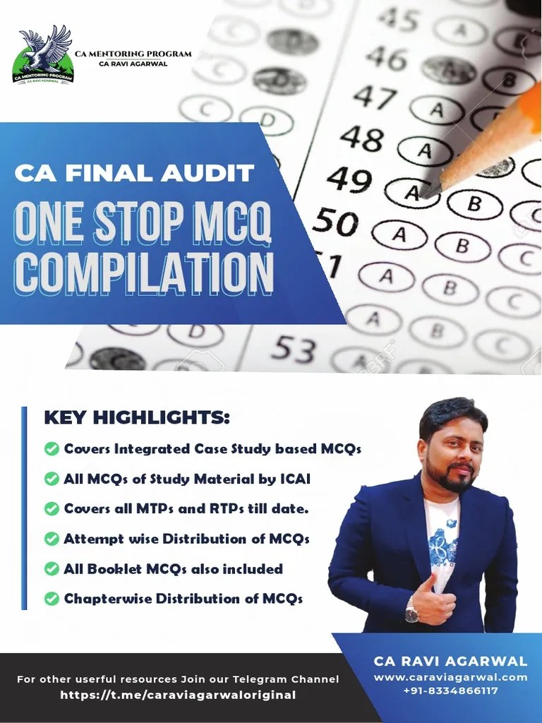 Audit MCQ PDF Audit Financial Audit