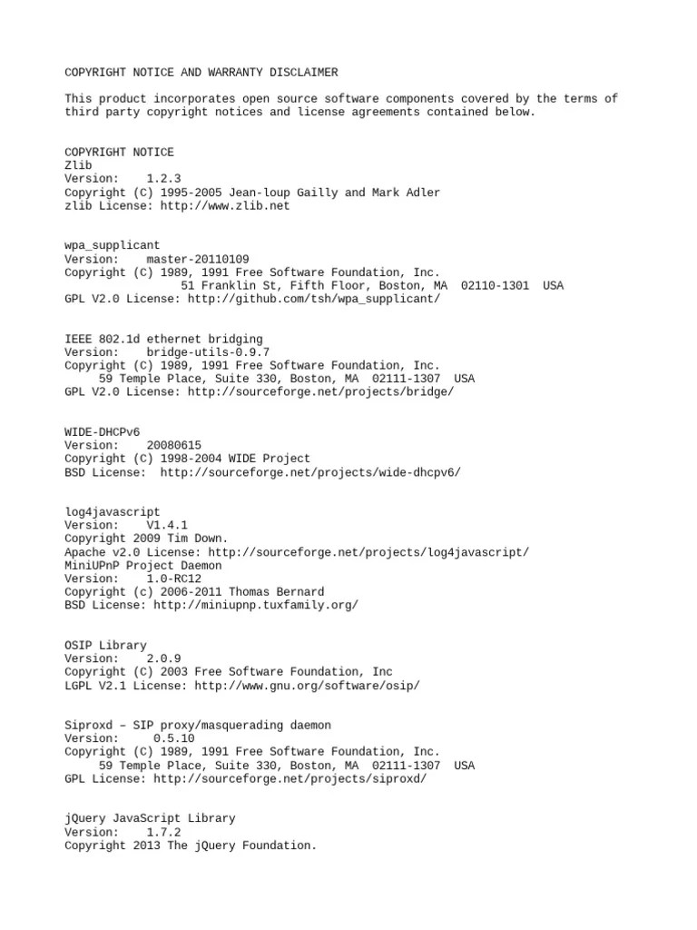OPEN_SOURCE_SOFTWARE_NOTICE PDF