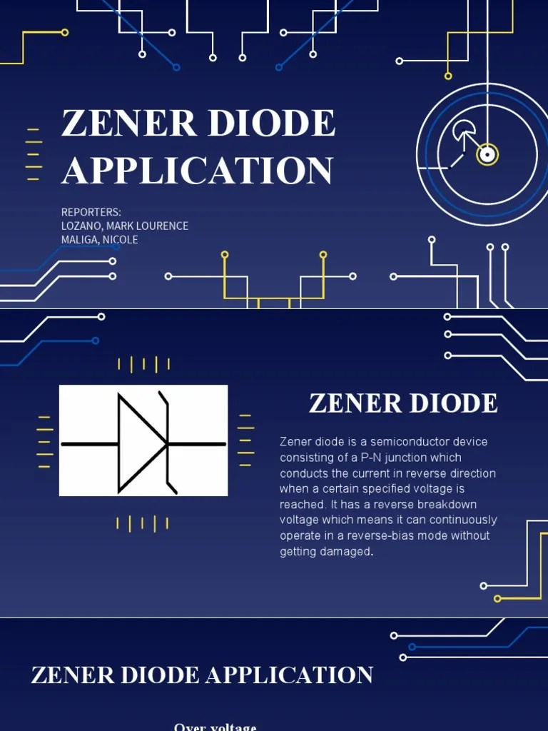 Zener Diode Application PDF